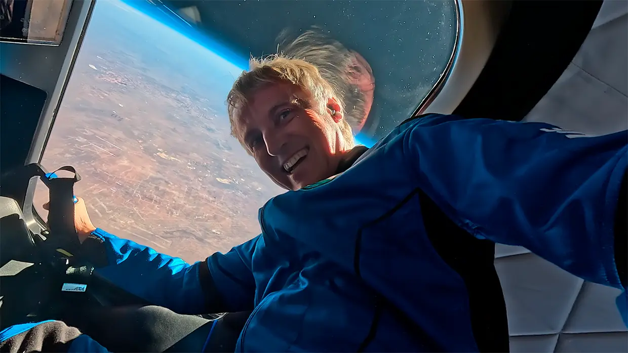 Jesús Calleja en el espacio