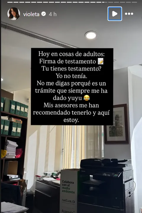 Violeta Mangriñán deja fuera de su testamento a su pareja Fabio: la condición que le ha puesto para incluirlo