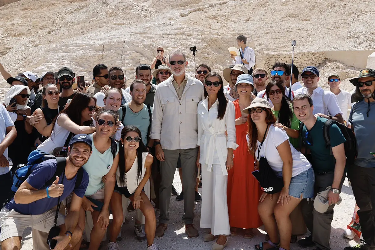 Felipe y Letizia en Egipto