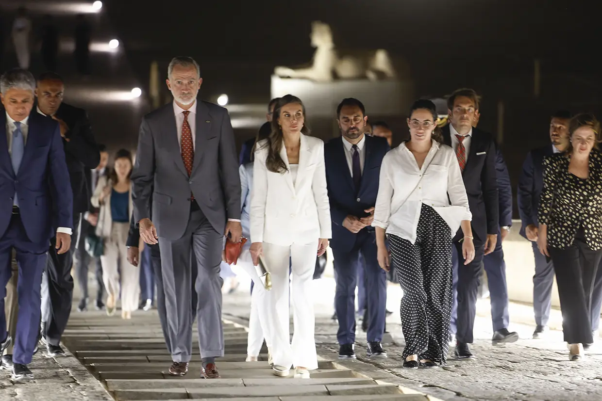 Felipe y Letizia en Egipto