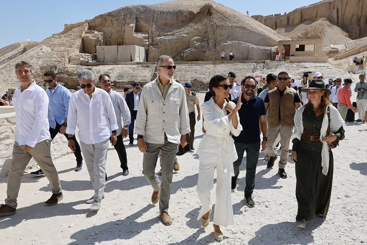 Felipe y Letizia en Egipto