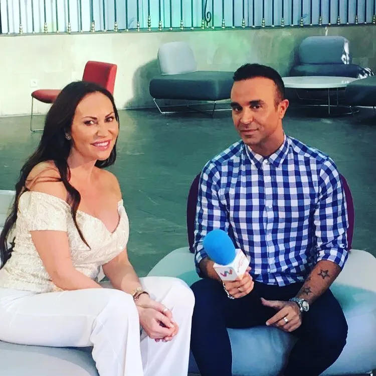Sonia Moldes con Luis Rollán en 'Viva la vida'.