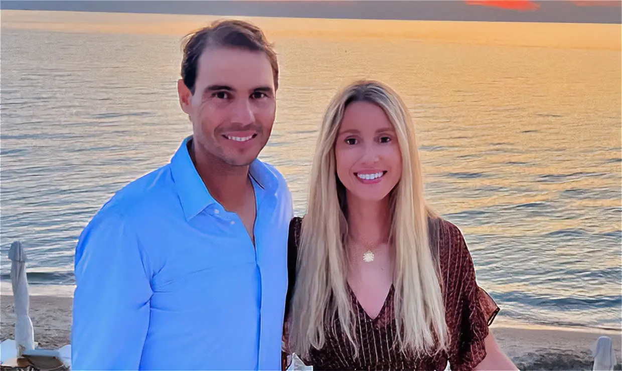 Rafa Nadal y su hermana
