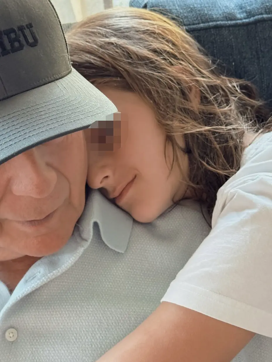 Bruce Willis con su hija menor