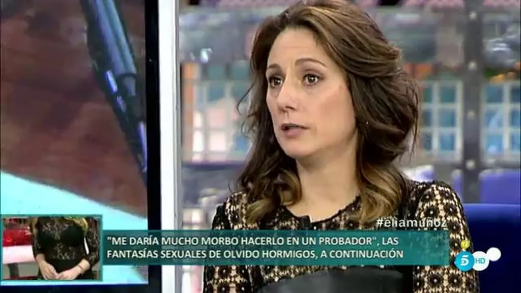 Elia Muñoz en 'Sálvame Deluxe'.