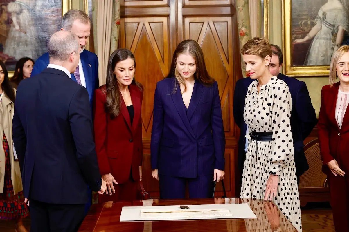 La princesa Leonor y su debut como princesa de Viana.