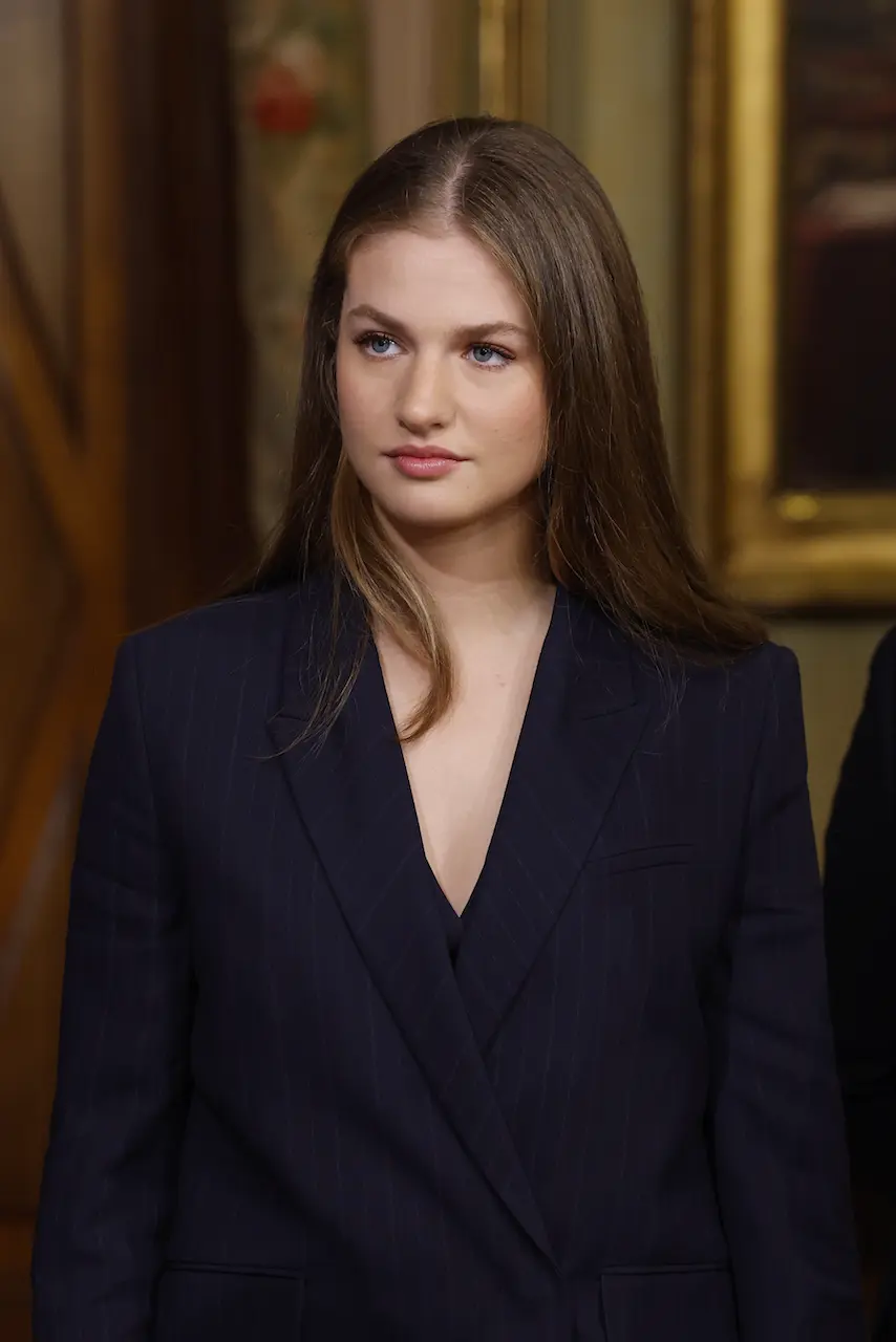 La princesa Leonor en su debut como princesa de Viana.