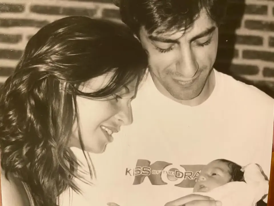 Juan, hijo de Nuria Roca y Juan del Val.
