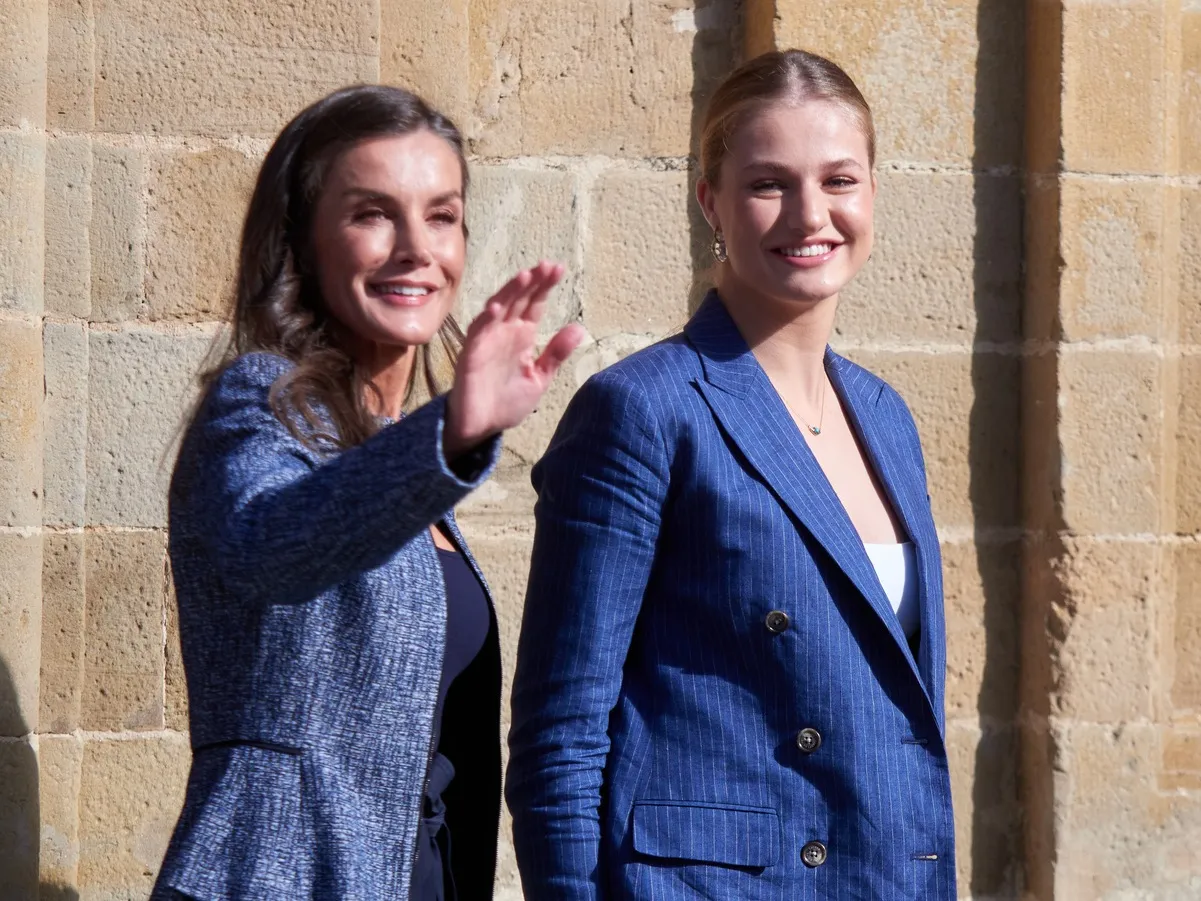 La reina Letizia y la princesa Leonor