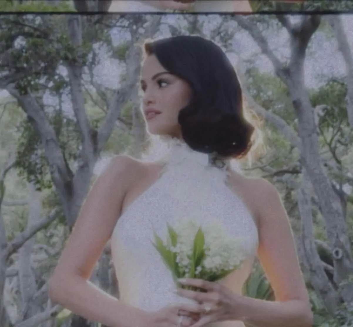 Selena Gómez vestida de novia