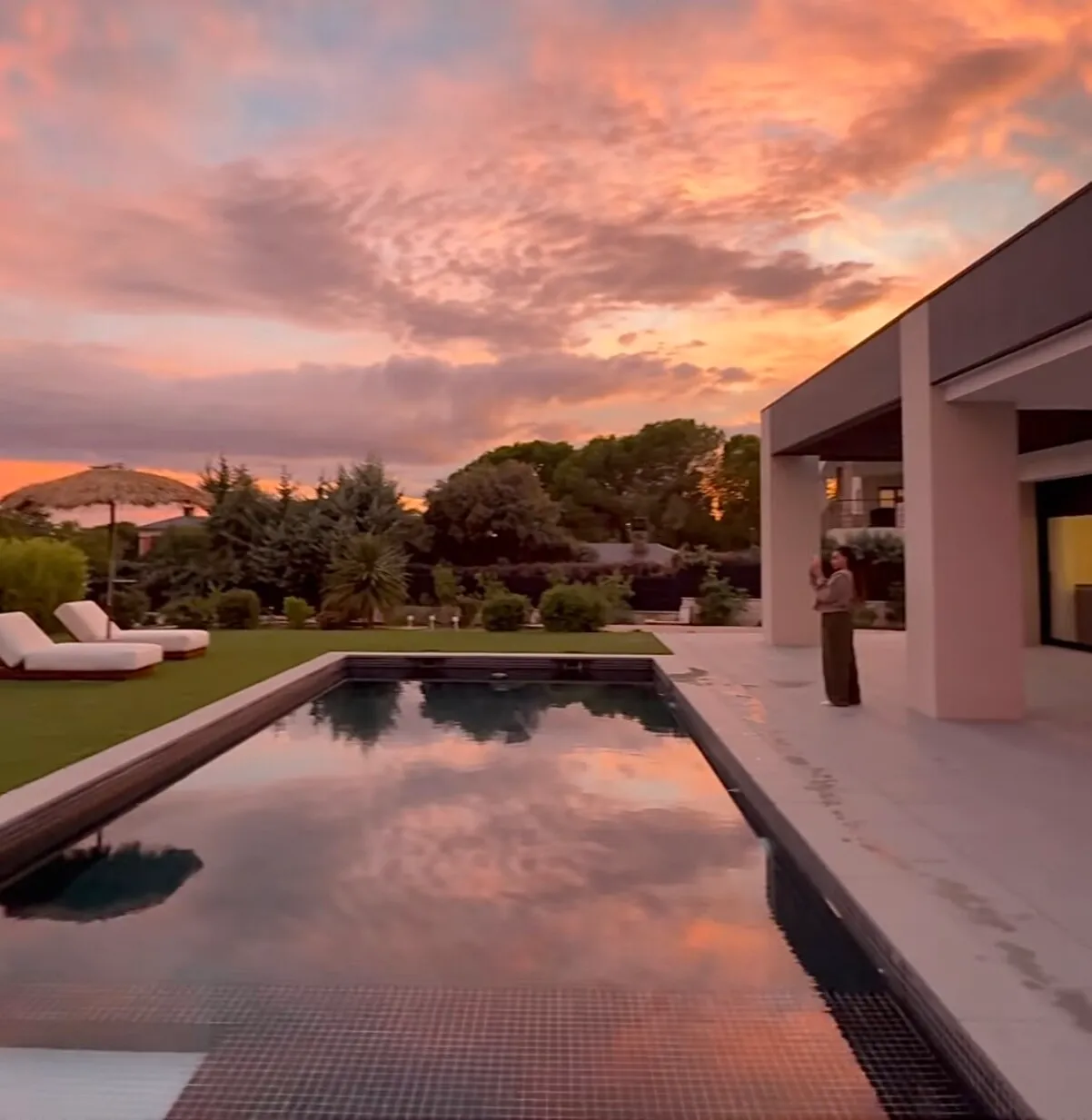 La preciosa piscina de la nueva casa de Abraham Mateo