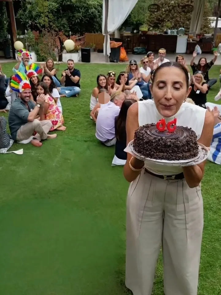 La fiesta de cumpleaños de Paz Padilla.