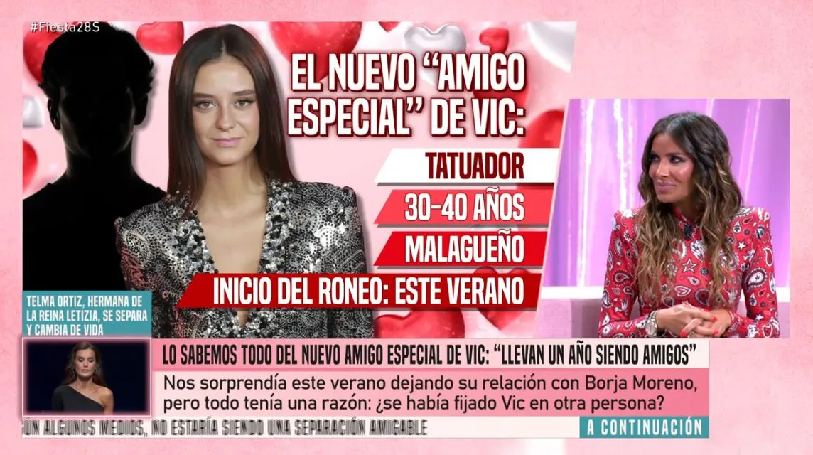 En 'Fiesta' hablan de la nueva ilusión de Victoria Federica: un tatuador.