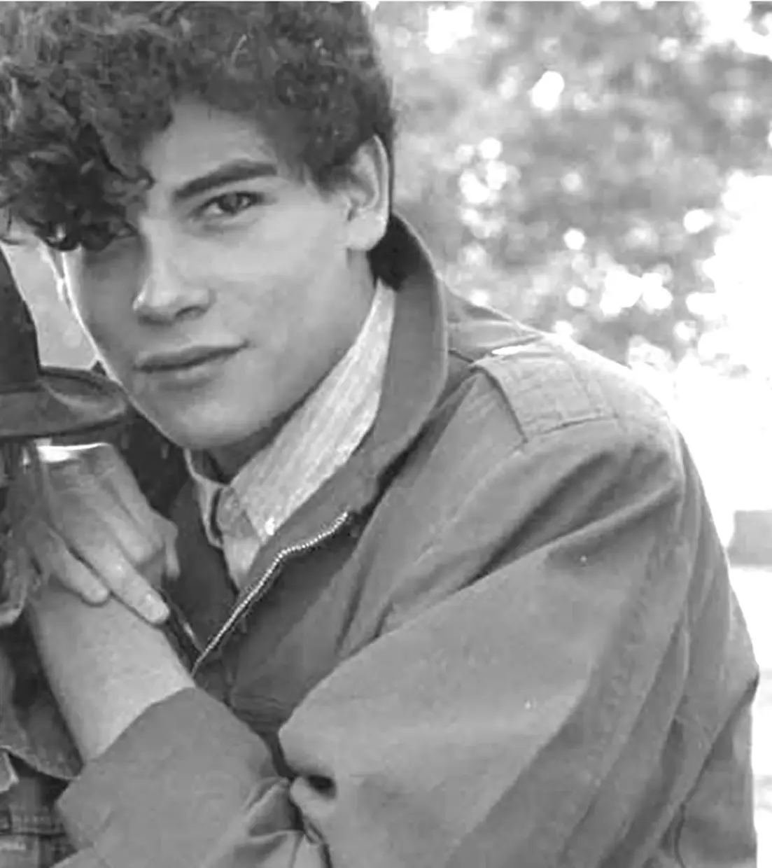 Una imagen de Boris Izaguirre cuando era un guapo adolescente