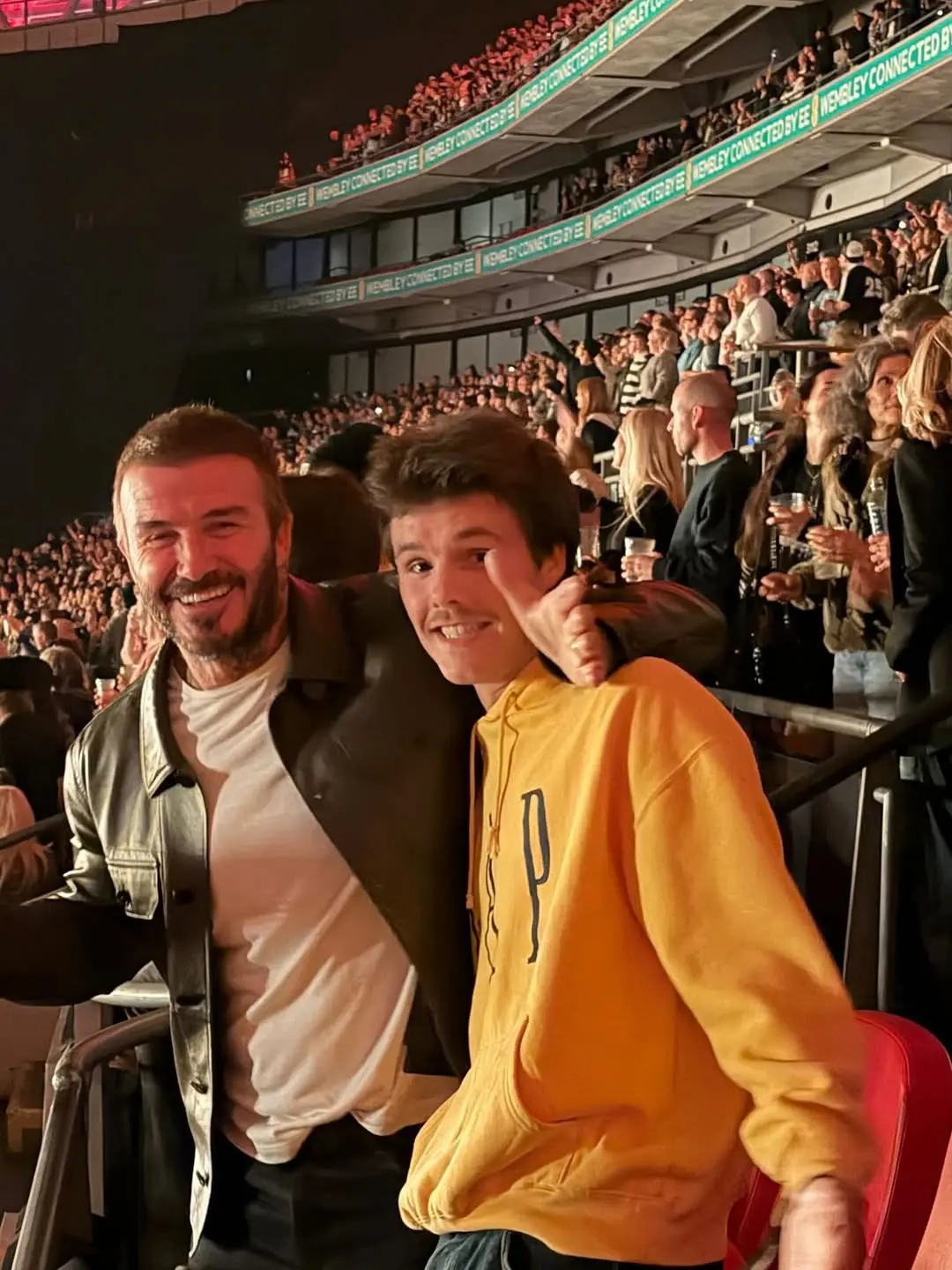 La familia Beckham.