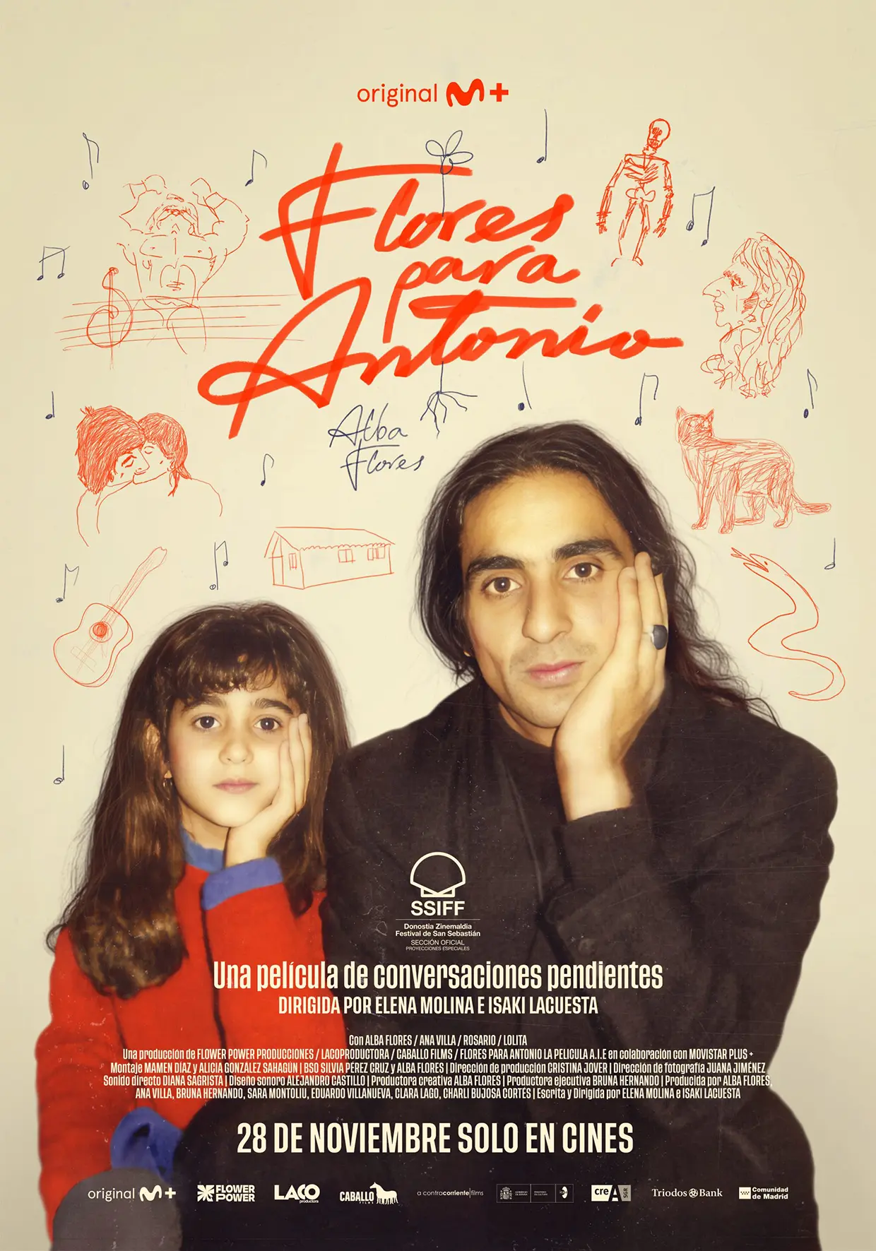 Cartel de 'Flores para Antonio'.