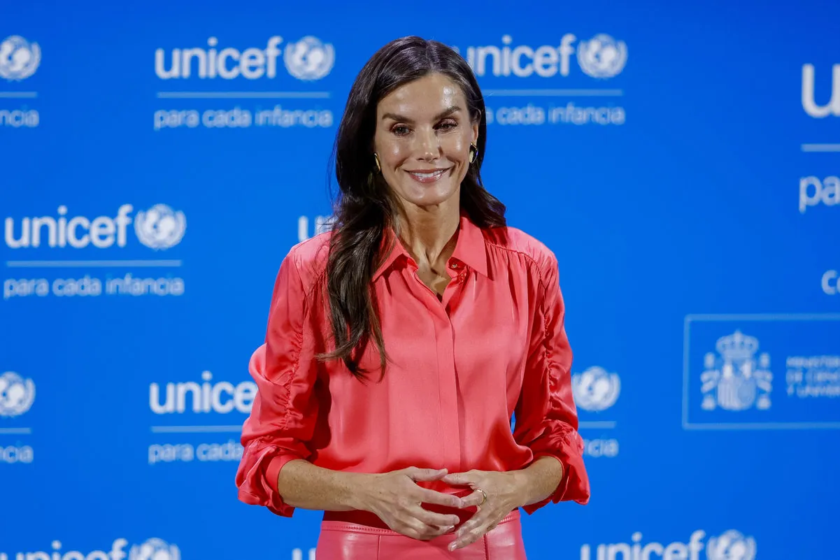 La reina Letizia hoy en los premios UNICEF España.