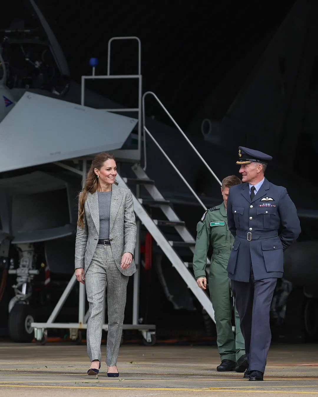 Kate Middleton visita la RAF de Coningsby como Comodora Aérea Honoraria Real.