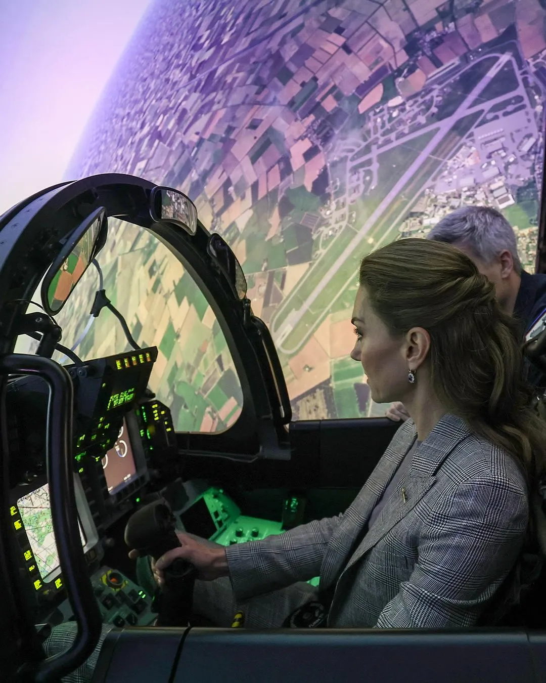 Kate Middleton visita la RAF de Coningsby como Comodora Aérea Honoraria Real.
