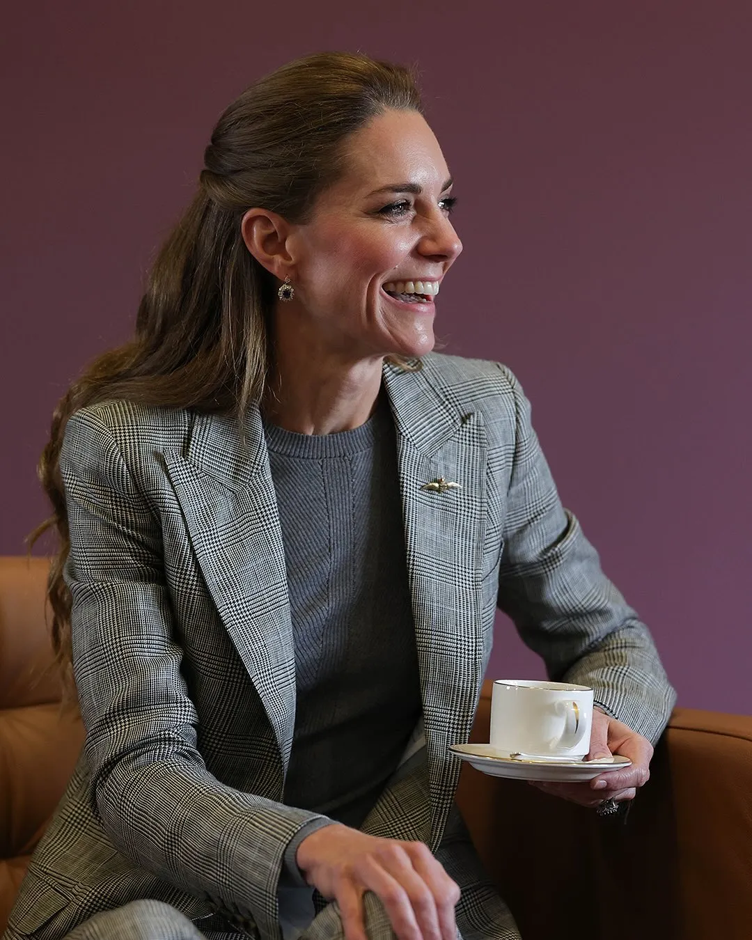 Kate Middleton visita la RAF de Coningsby como Comodora Aérea Honoraria Real.