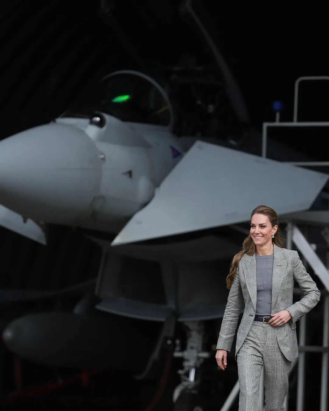 Kate Middleton visita la RAF de Coningsby como Comodora Aérea Honoraria Real.