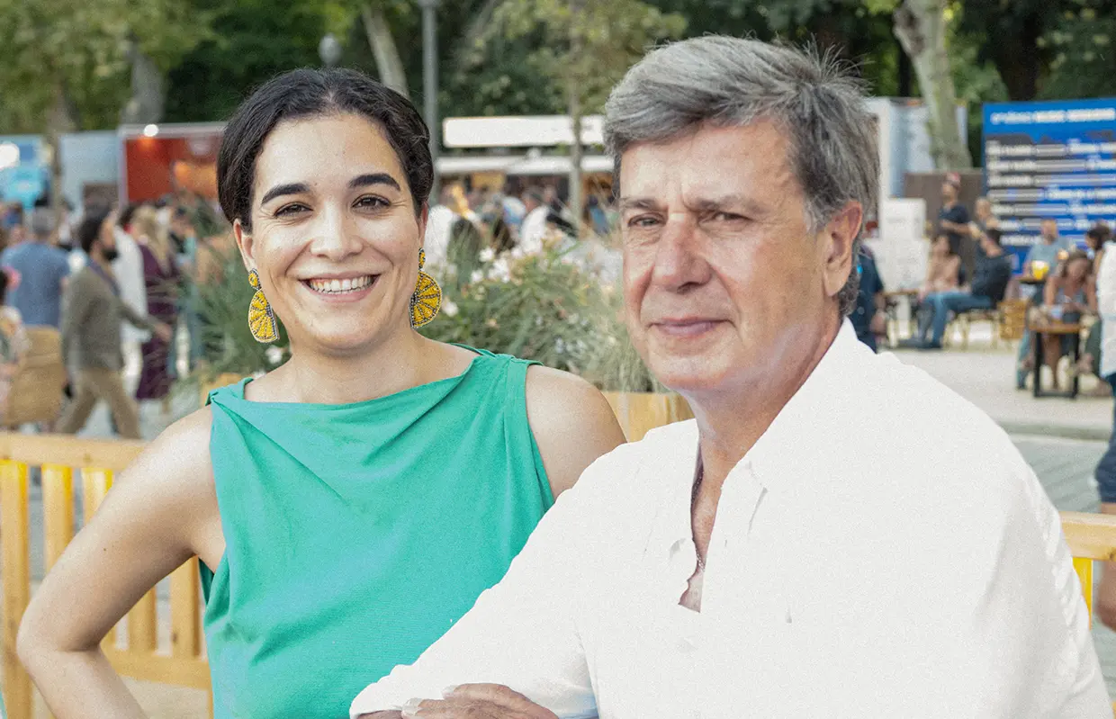 Bárbara Mirjan y Cayetano Martínez de Irujo