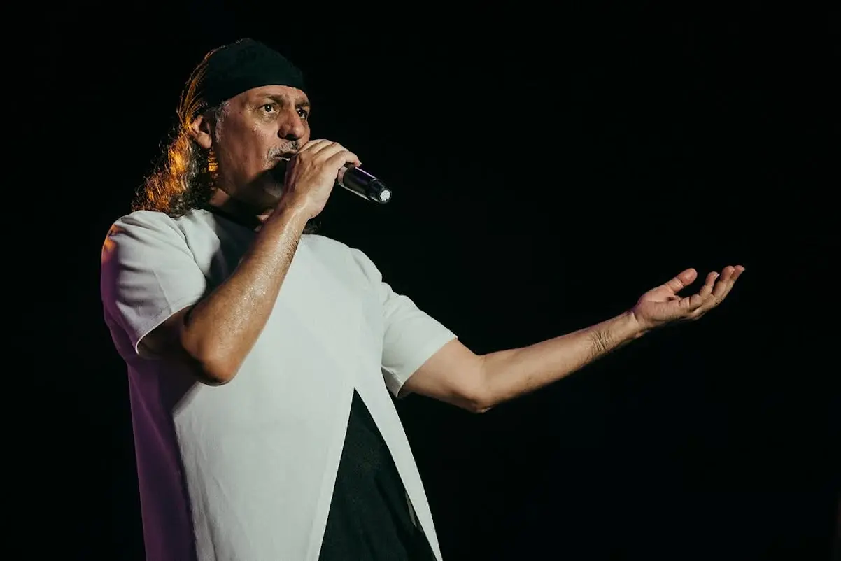 Dioni de Camela en concierto.