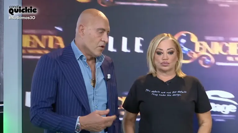Belén Esteban y Kiko Matamoros en 'No somos nadie'.