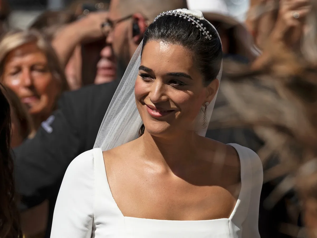 Bárbara Mirjan, preciosa vestida de novia