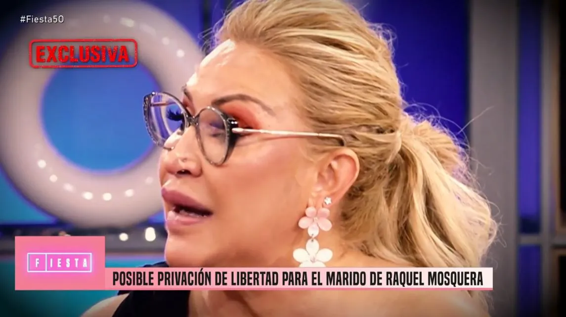 En 'Fiesta' hablan de la "privación de libertad" del marido de Raquel Mosquera en Francia.