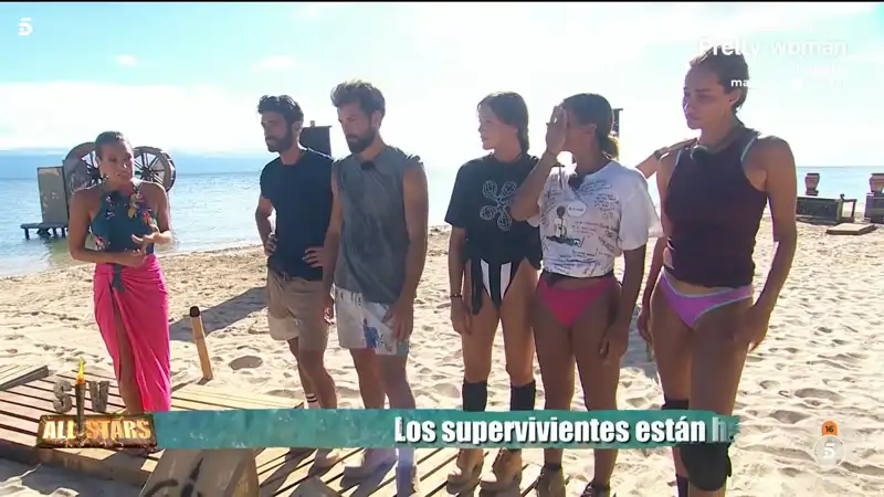 Adara Molinero sufre un duro golpe en la cabeza en 'Supervivientes All Stars 2'.