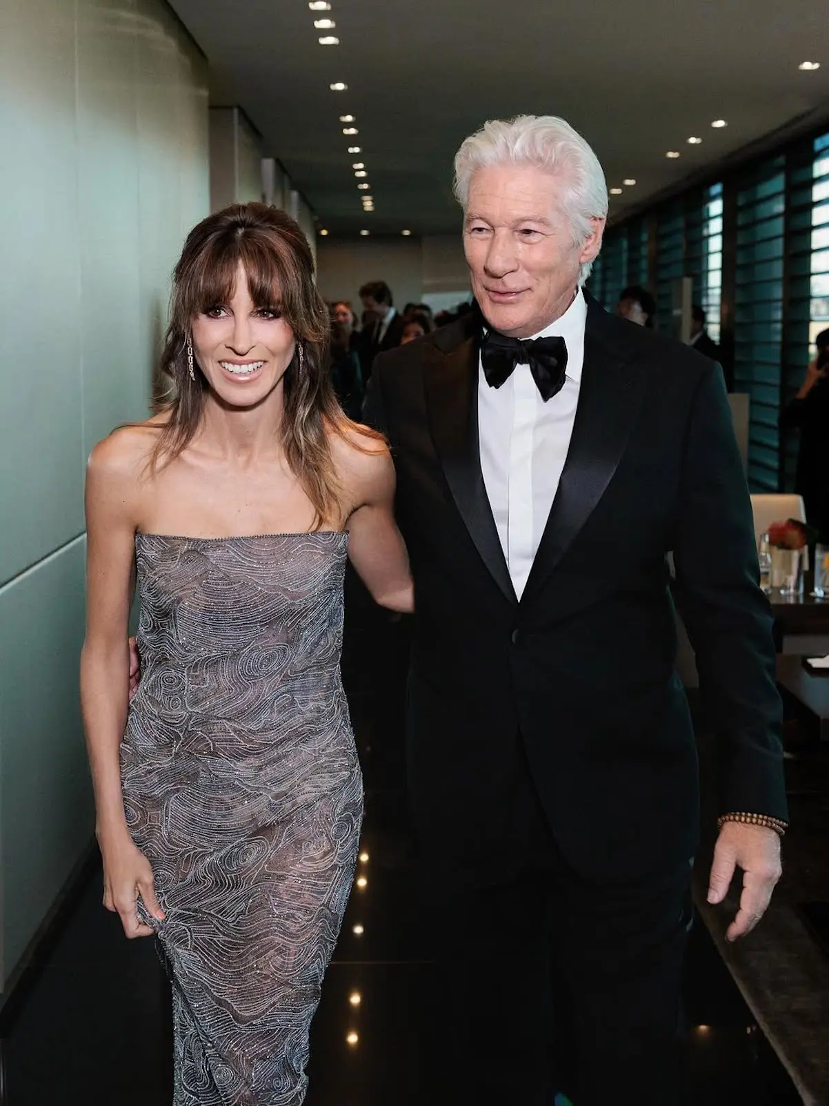 Richard Gere y Alejandra homenaje a Armani