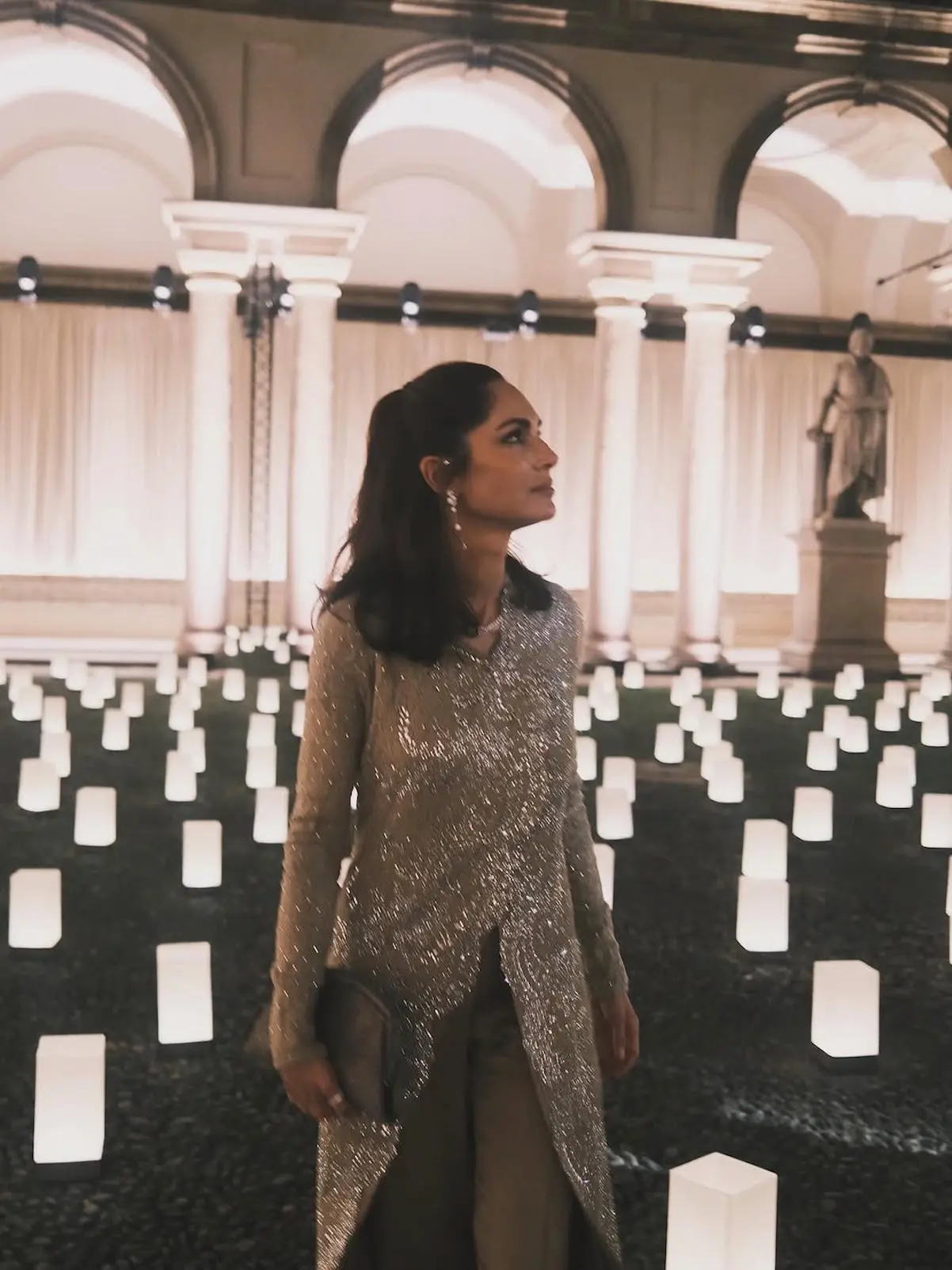 Eugenia Silva homenaje Armani