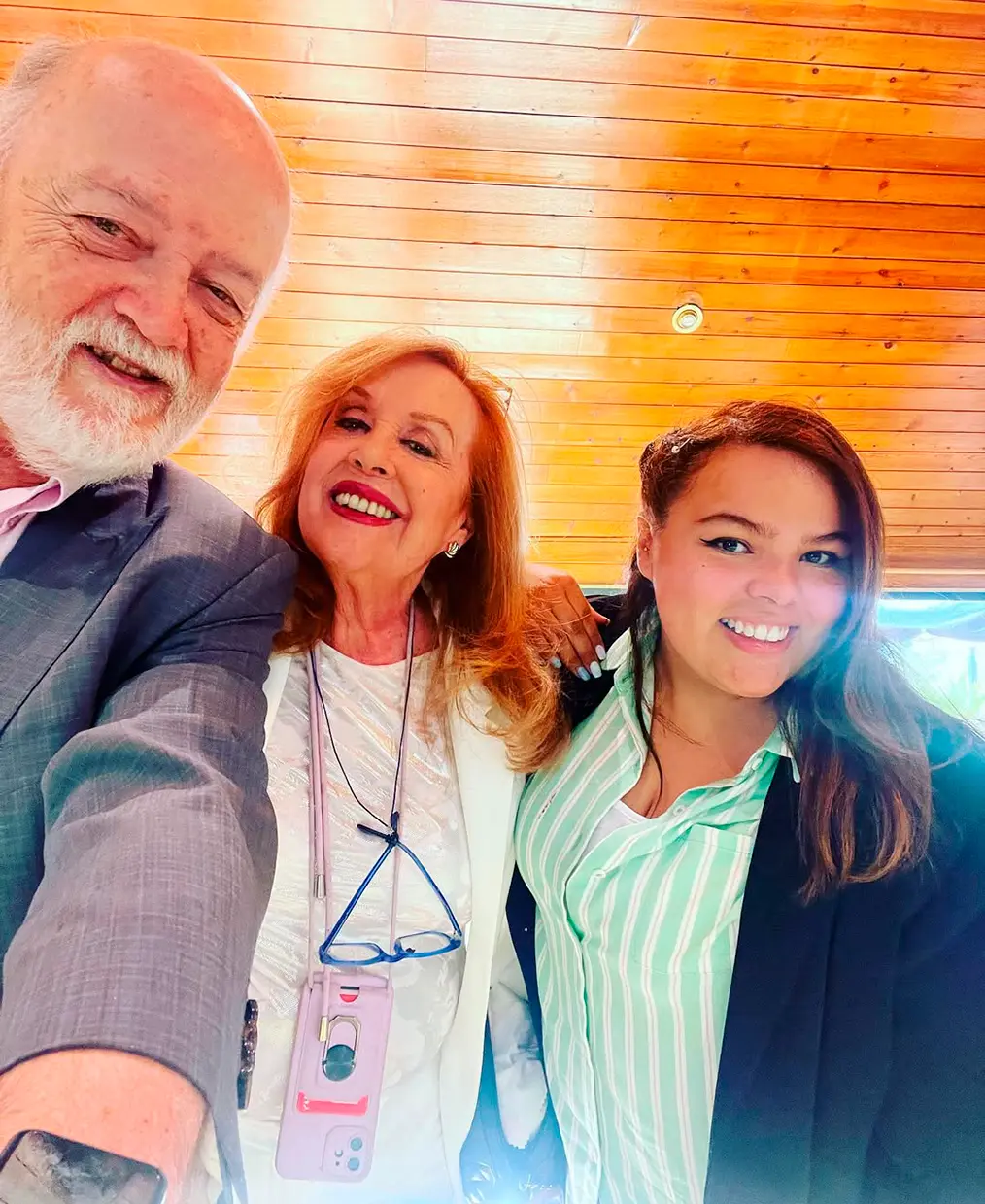 Fedra Lorente y Miguel Morales