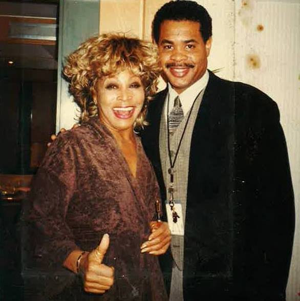 Tina Turner con su hijo mayor, Craig.