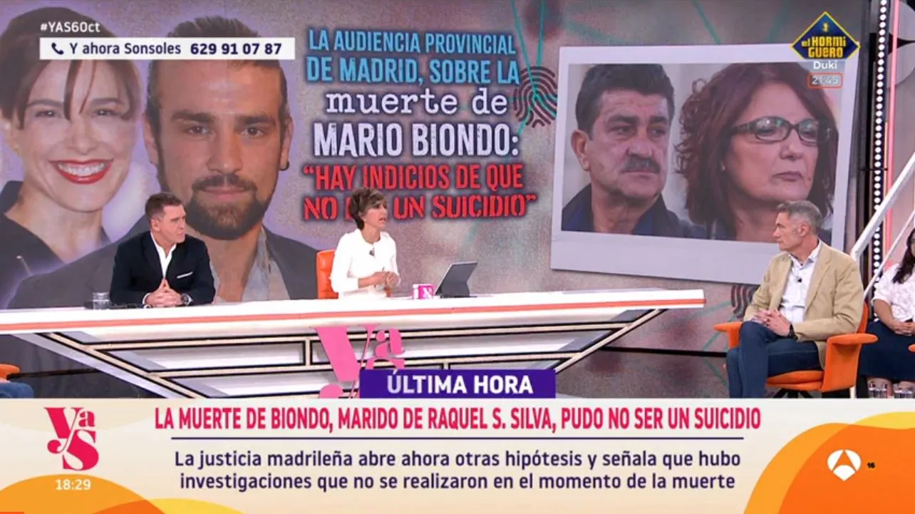 El criminólogo Eduardo Navasquillo en 'Y ahora, Sonsoles' hablando de la familia Biondo.