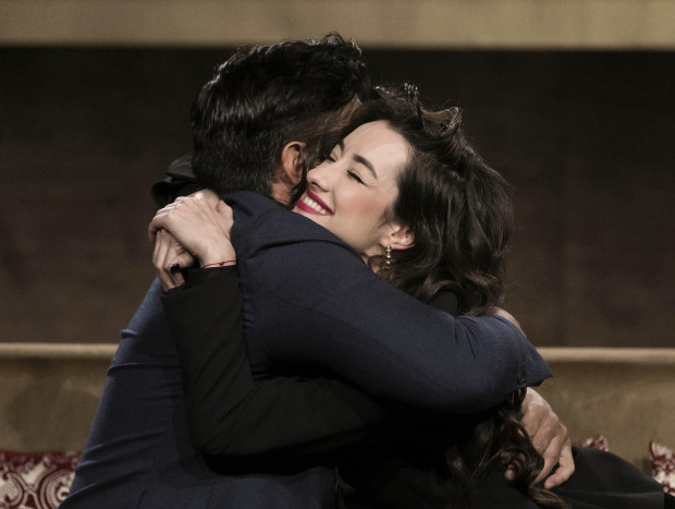 Adara Molinero y su padre, Jesús Molinero.