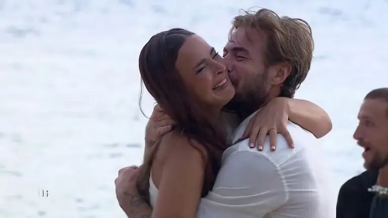 Marta Peñate y Tony Spina en su boda en Honduras, 'Supervivientes All Stars'.