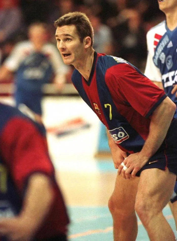 Iñaki Urdangarin cuando jugaba al baloncesto.