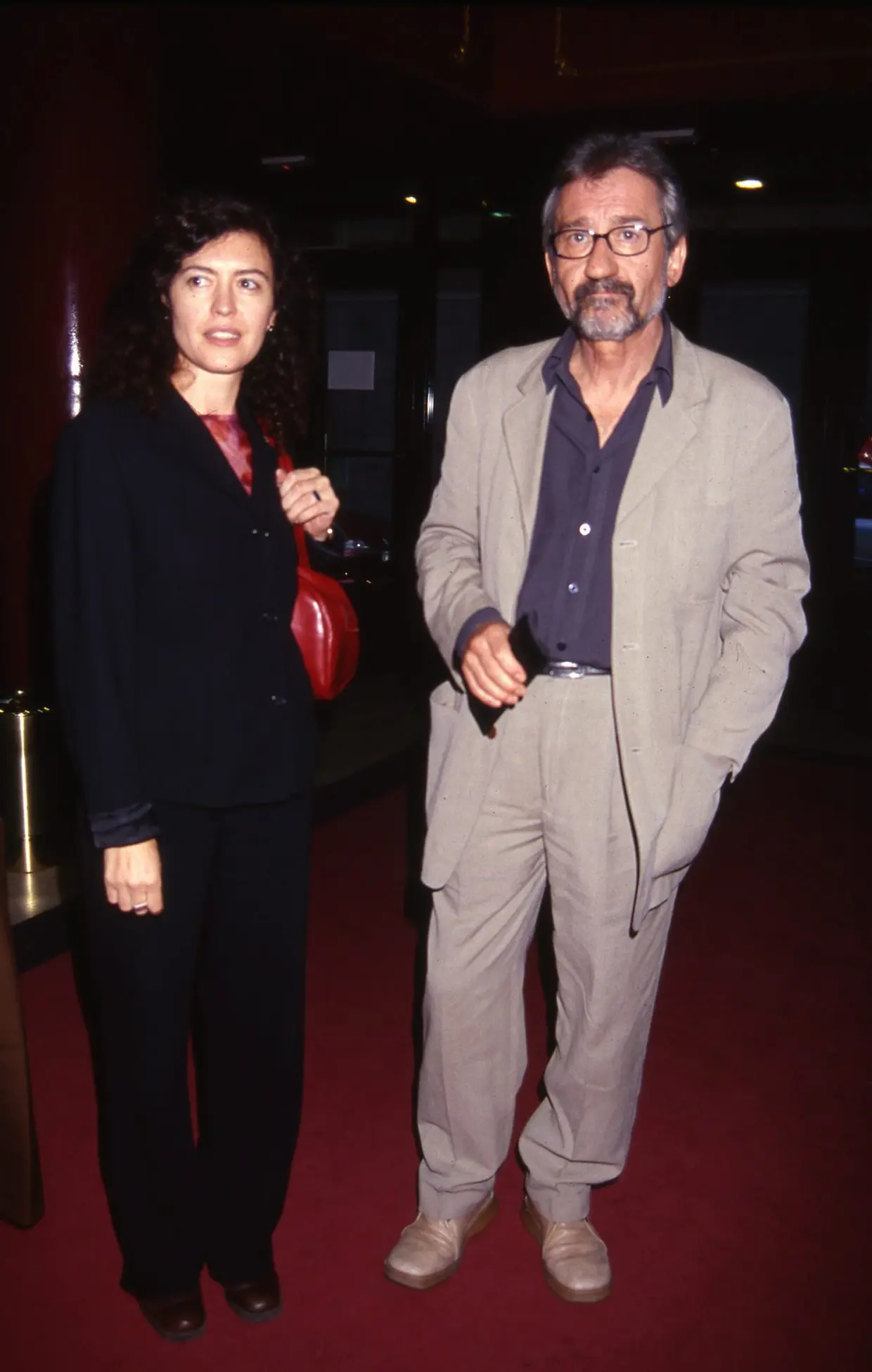 José Sacristán con su actual mujer, Amparo Pascual.