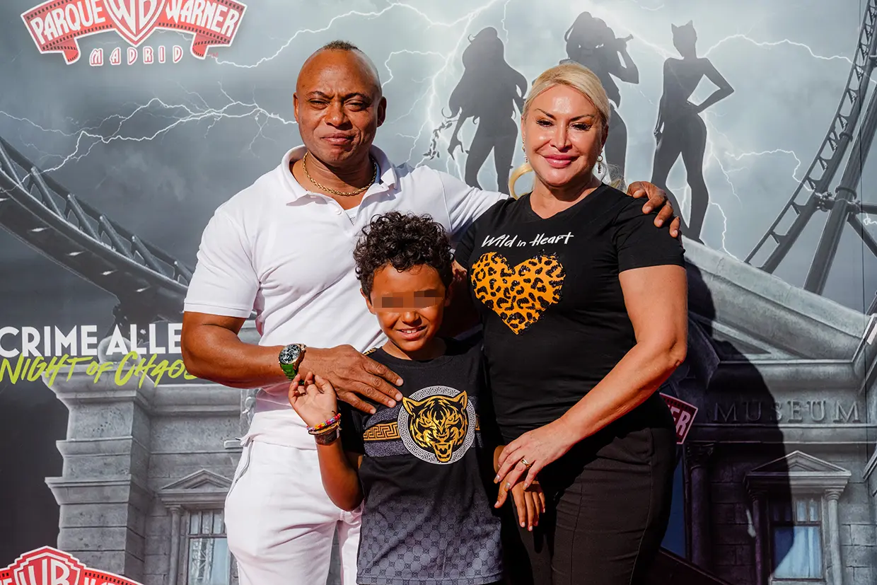 Raquel Mosquera y su marido