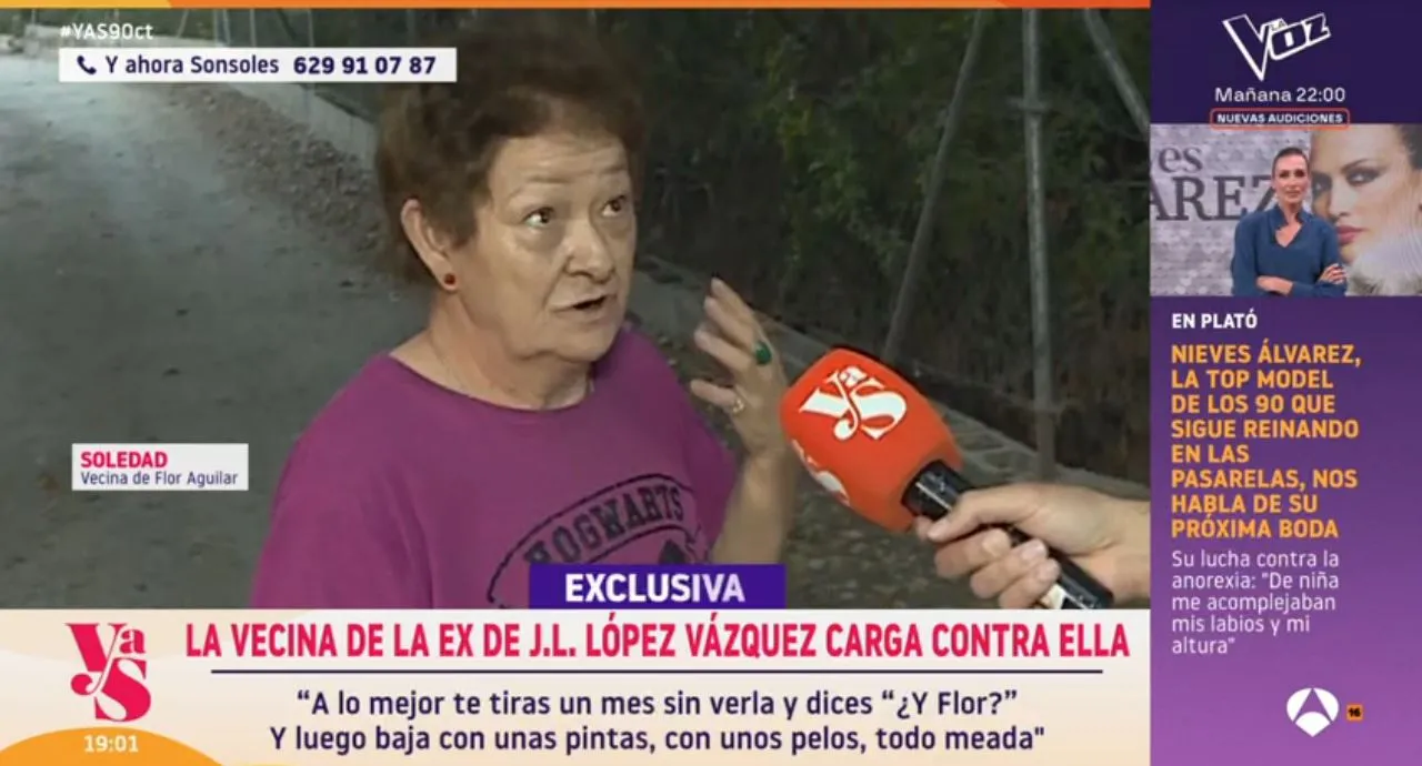 Los vecinos de Flor Aguilar en 'Y ahora, Sonsoles'.