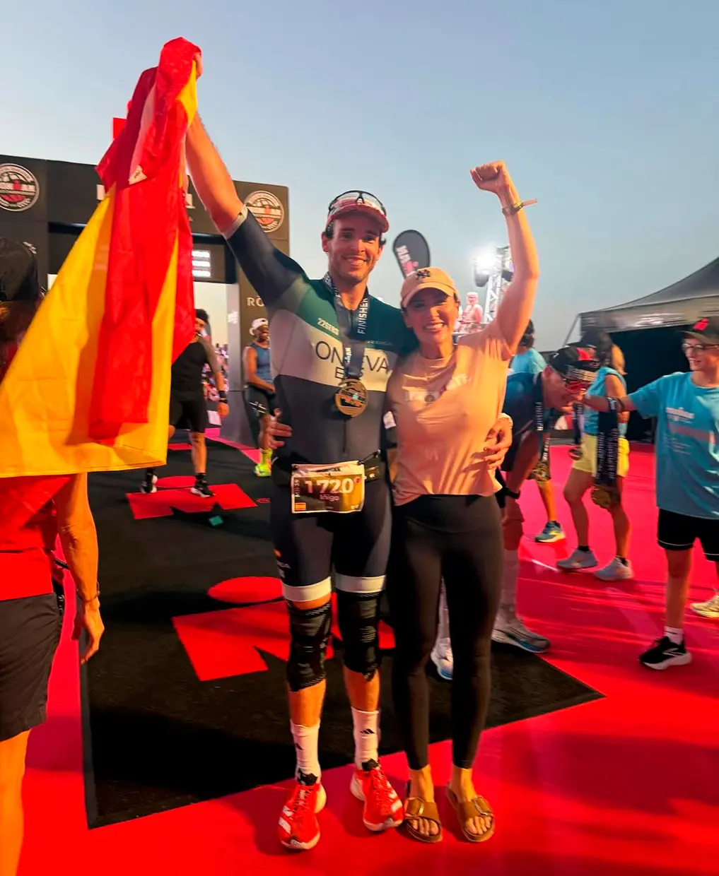 Íñigo Onieva y Tamara Falcó en un evento deportivo