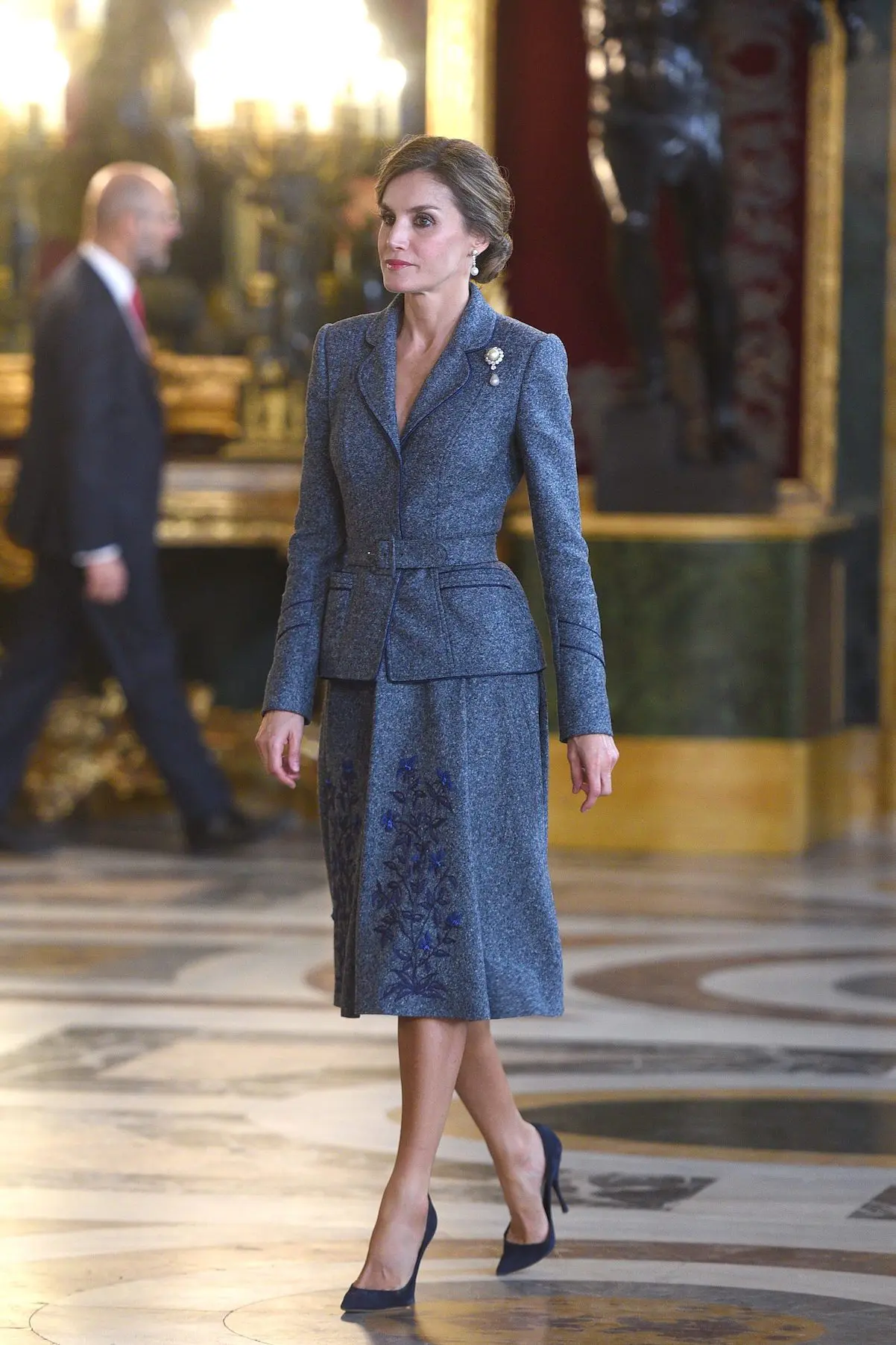 Letizia look Dia de la Hispanidad 2017