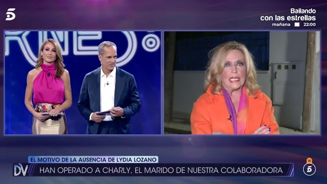 Lydia Lozano ha roto a llorar en ¡De viernes! al hablar de la operación de Charly.