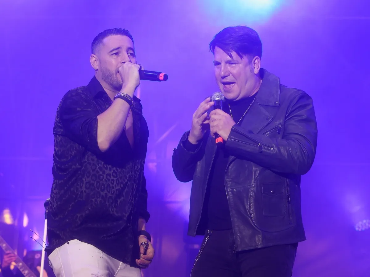 Andy y Lucas en el escenario EP