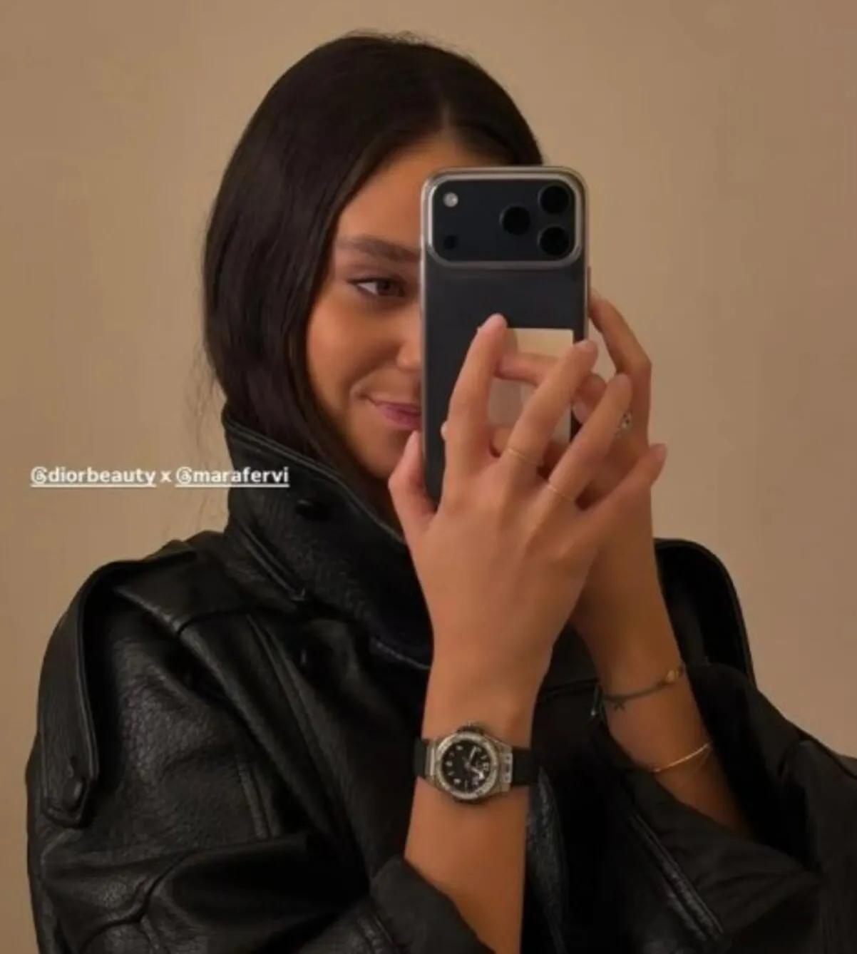 Victoria Federica con el reloj. Redes sociales.