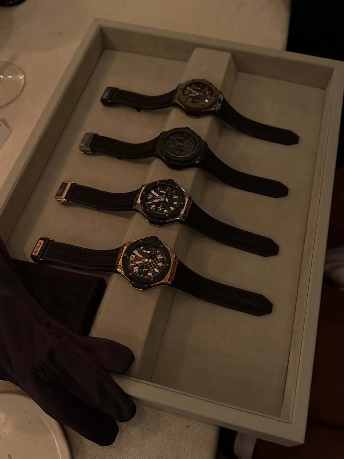 Redes sociales de Victoria Federica mostrando los relojes Hublots.