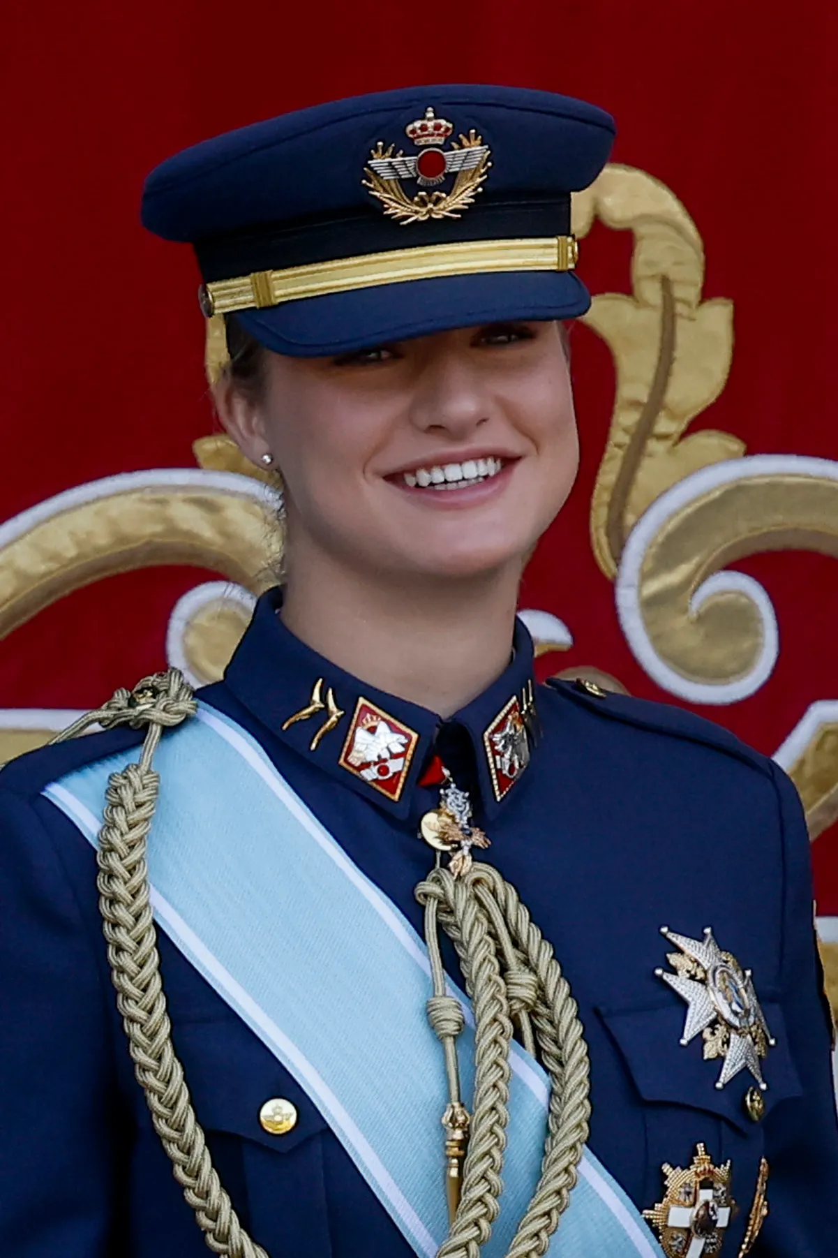 La princesa Leonor en el desfile de las Fuerzas Armadas