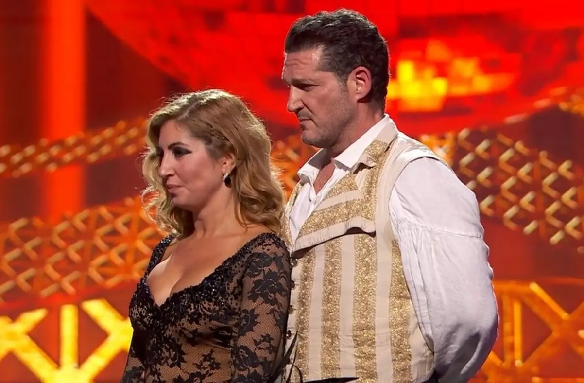 Manu Tenorio con su bailarina en 'Bailando con las estrellas'